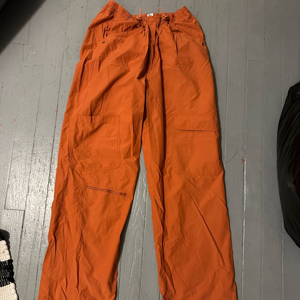 Chico's Orange Cargo Pants